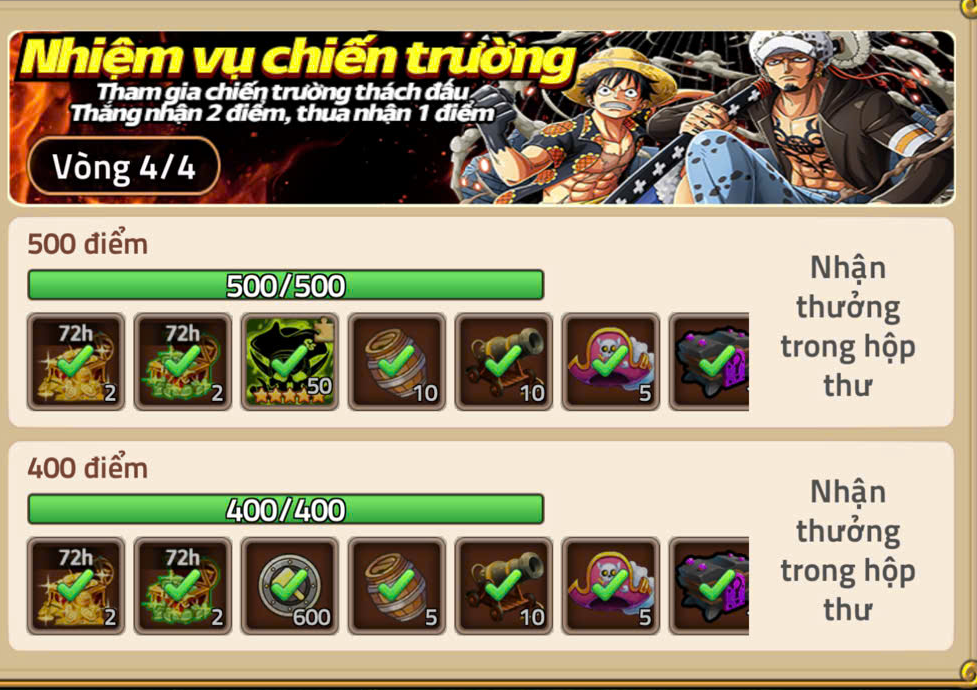 Nhiệm vụ chiến trường